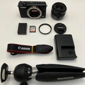 【返品保証・動作確認済】Canon EOS M100 ＋ EF-M 15-45mm IS STM 標準ズームレンズキット