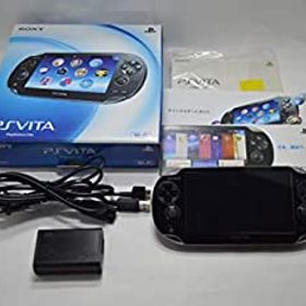 【中古】PlayStation Vita (プレイステーション ヴィータ) Wi‐Fiモデル クリスタル・ブラック (PCH-1000 ZA01) 【メーカー生産終了】