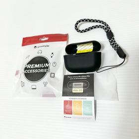 キヤノン(Canon)の未使用品！ アハスタイル Apple AirPods pro 2 ブラック 黒(ヘッドフォン/イヤフォン)