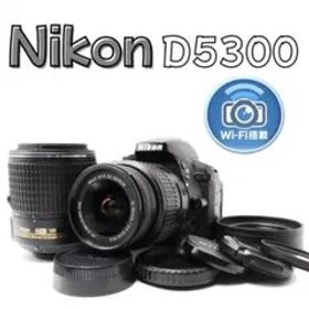 【WiFi搭載】Nikon D5300 ダブルズーム 動作確認済み 初心者