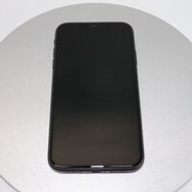 中古 【SIMロック解除済み】【SoftBank】 Apple iPhone11 64GB (ブラック) MHDA3J/A 新パッケージ版 155722 状態： Bランク