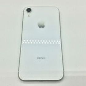 中古 【SIMロック解除済み】【SoftBank】 Apple iPhoneXR 128GB (ホワイト) MT0J2J/A 155359 状態： Cランク