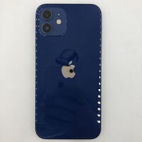 中古 Apple iPhone12 6.1インチ 128GB (ブルー) 国内版SIMロックフリー MGHX3J/A 143743 状態： Bランク