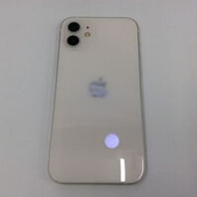 中古 【SIMロック解除済み】【SoftBank】Apple iPhone12 6.1インチ 64GB (ホワイト) MGHP3J/A 155553 状態： Cランク
