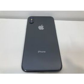 中古 【SIMロック解除済み】【docomo】 iPhoneX 256GB (スペースグレイ) MQC12J/A 155244 状態： Bランク