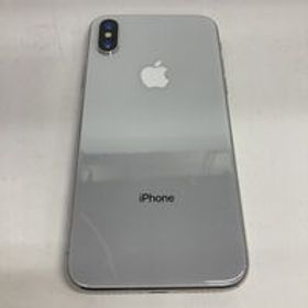 中古 【SIMロック解除済み】【SoftBank】 iPhoneX 64GB (シルバー) MQAY2J/A 155247 状態： Bランク