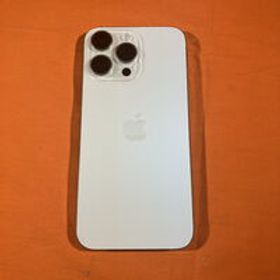 中古 【docomo版SIMフリー】Apple iPhone15 Pro Max 512GB ホワイトチタニウム MU6V3J/A 161268 状態： Aランク