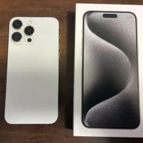 iPhone 15ProMax 256GB 画面ヒビ割れ SIMフリー