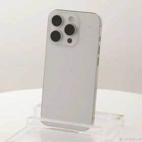 ソフマップ 〔中古品〕 iPhone15 Pro 256GB ホワイトチタニウム MTUD3J／A SIMフリー【262】