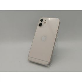 【中古】Apple SoftBank 【SIMロック解除済み】 iPhone 12 mini 64GB ホワイト MGA63J/A【広島本通】保証期間1週間【ランクC】