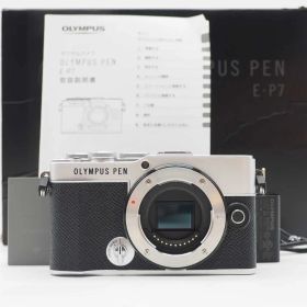 オリンパス Olympus Pen E-P7 20.3MP Digital Camera Silver 626 Shots w/ Box [新品同様] #Z5872A