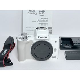 キヤノン(Canon)の新品級 キヤノン EOS Kiss M2 ボディ ホワイト(ミラーレス一眼)