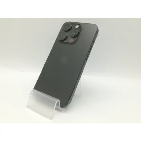 【中古】Apple SoftBank 【SIMフリー】 iPhone 15 Pro 128GB ブラックチタニウム MTU73J/A【福岡天神】保証期間1ヶ月【ランクC】