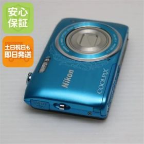 美品 COOLPIX S3500 オリエンタルブルー 即日発送 デジカメ Nikon 本体 土日祝発送OK 01000