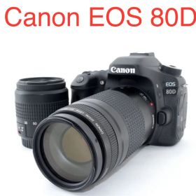 Canon EOS 80D標準&望遠ダブルレンズセット