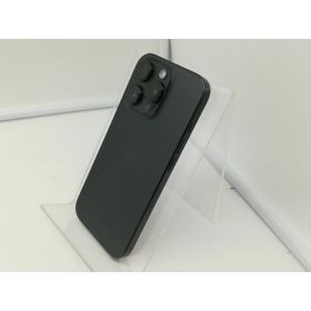 【中古】Apple 国内版 【SIMフリー】 iPhone 16 Pro 128GB ブラックチタニウム MYMV3J/A【札幌】保証期間1ヶ月【ランクB】