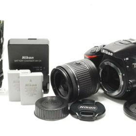 【中古】 Nikon デジタル一眼レフカメラ D5600 AF-P 18-55 VR レンズキット ブラック D5600LKBK 当店保証30日間 人気 ミラーレス 一眼レフ 交換レンズ カメラ
