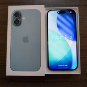 iPhone 16 ティール 128GB SIMフリー【バッテリー96%】