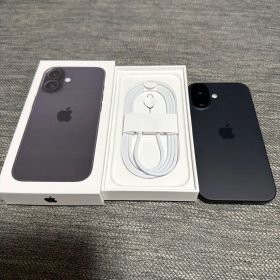 Apple iPhone 16 128GB ミッドナイト 本体 箱 ケーブル付