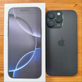 最終値下げiPhone16Pro（SIMフリー128G）極美品ブラックチタニウム