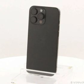 ソフマップ 〔中古品〕 iPhone16 Pro Max 256GB ブラックチタニウム MYWG3J／A SIMフリー【196】