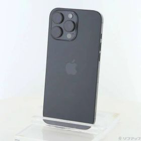 ソフマップ 〔中古品〕 iPhone16 Pro Max 256GB ブラックチタニウム 3N528J／A SIMフリー【349】
