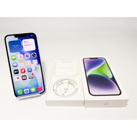 アイフォーン(iPhone)のSIMフリー iPhone14 128GB パープル [7046](スマートフォン本体)