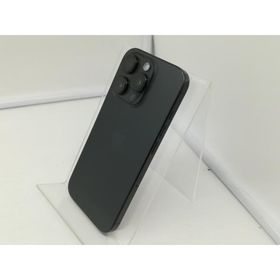 【中古】Apple 国内版 【SIMフリー】 iPhone 16 Pro 128GB ブラックチタニウム MYMV3J/A【札幌】保証期間１ヶ月【ランクB】