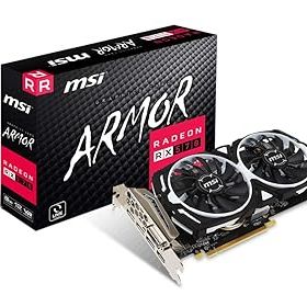 【中古】【未使用】MSI Radeon RX 570 ARMOR 8G J グラフィックスボード VD7195