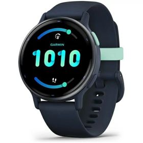 GARMIN｜ガーミン vivoactive（ヴィヴォアクティブ）5 GPSスマートウォッチ Blue/Blue Met 010-02862-42【Suica対応】