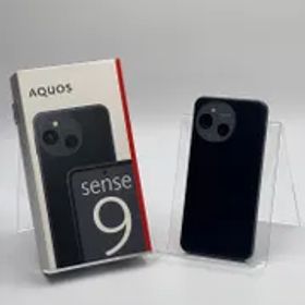 【中古B】AQUOS sense9 SH-M29 128GB ブラック SIMフリー 白ロム