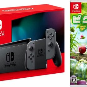 【無料ラッピング対応】Nintendo Switch 本体 ニンテンドースイッチ グレー +ピクミン3 デラックス