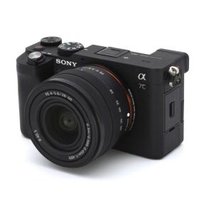 【中古】 SONY(ソニー) フルサイズ ミラーレス一眼カメラ α7C ズームレンズキット(同梱レンズ:SEL2860) ブラック ILCE-7CL B 当店保証30日間 人気 ミラーレス 一眼レフ 交換レンズ カメラ