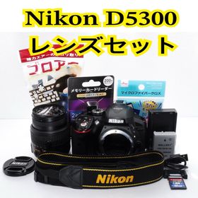 ニコン(Nikon)の大人気 Nikon D5300 レンズセット 一眼レフ スマホ転送(デジタル一眼)