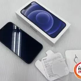 ★Apple アップル iPhone12 MGHU3J/A 128GB ブラック 〇端末 バッテリー75％ 細かい傷有 中古品