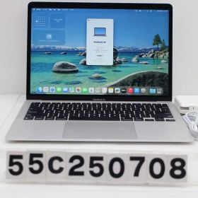 Apple MacBook Air 13in 2020 A2337 シルバー Apple M1 1GHz/16GB/256GB(SSD)/13.3W/WQXGA(2560x1600) 【55C250708】