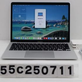 Apple MacBook Air 13in 2020 A2337 シルバー Apple M1 1GHz/16GB/256GB(SSD)/13.3W/WQXGA(2560x1600) 【55C250711】