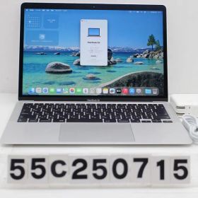 Apple MacBook Air 13in 2020 A2337 シルバー Apple M1 1GHz/16GB/256GB(SSD)/13.3W/WQXGA(2560x1600) 【55C250715】