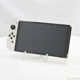 【中古】Nintendo(任天堂) Nintendo Switch 有機ELモデル Joy-Con(L)／(R) ホワイト 【349-ud】