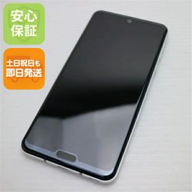 【中古】 新品同様 808SH AQUOS R3 プラチナホワイト スマホ 本体 白ロム 中古 土日祝発送OK
