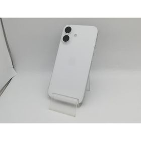 【中古】Apple 国内版 【SIMフリー】 iPhone 16 128GB ホワイト MYDR3J/A【中野】保証期間１ヶ月【ランクA】
