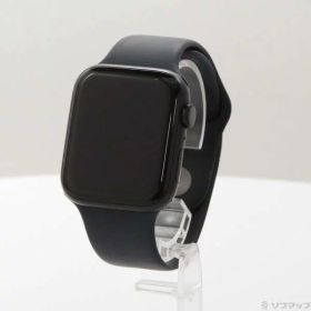 【中古】Apple(アップル) Apple Watch SE 第2世代 GPS 44mm ミッドナイトアルミニウムケース ミッドナイトスポーツバンド 【349-ud】