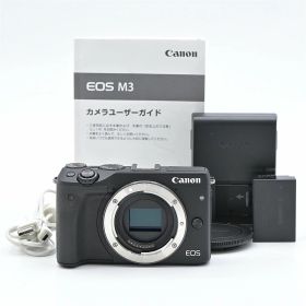 Canon キヤノン EOS M3 ボディ ブラック ミラーレス一眼レフカメラ【中古】