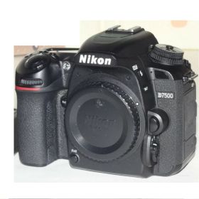 【中古】本物完動美品ニコンの最近の一眼レフカメラD7500 1ヶ月保証付き 〇F20-1-1 2J2