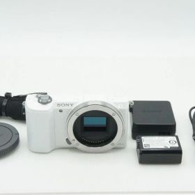 美品 SONY ソニー α5000 ボディ ILCE-5000 ミラーレス一眼カメラ ホワイト 260202e