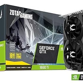 【中古】Zotac Nvidia GTX1660Tiツインファン6Gファン34