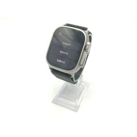 【中古】Apple Apple Watch Ultra2 49mm Cellular チタニウムケース/ブルー/ブラックトレイルループ(S/M) MRF53J/A【柏】保証期間1ヶ月【ランクB】