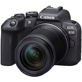 【中古】「非常に良い」Canon キヤノン ミラーレス一眼 ビデオログカメラ EOS R10 RF-S18-150mm F3.5-6.3 is STMレンズキット 24.2MP 4K動画 DIGIC X(ミラーレス一眼)