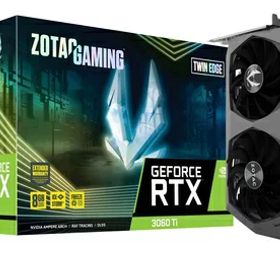 【中古】 ZOTAC GAMING GeForce RTX 3060 Ti GDDR6X グラフィックスカード Twin Edge ZT-A30620E-10P VD8336