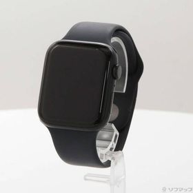 〔中古〕Apple(アップル) Apple Watch SE 第2世代 GPS 44mm ミッドナイトアルミニウムケース ミッドナイトスポーツバンド〔349-ud〕
